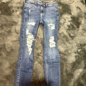 Hollister, high-rise super skinny